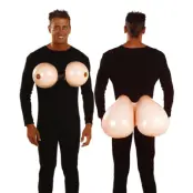 Uppblåsbar Jätterumpa&Bröst