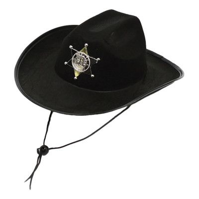 Sheriffshatt Svart - One size