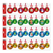 Fönsterstickers Julkulor