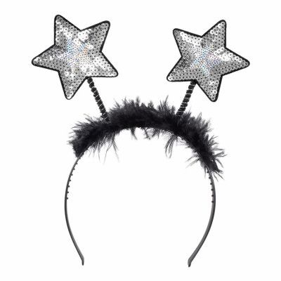 Silver Tiara med Stjärnor - One size