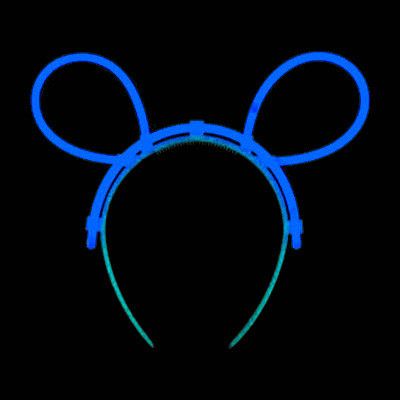 Självlysande Kaninöron - Blå