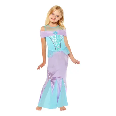 Sjöjungfru Barn Maskeraddräkt - Large