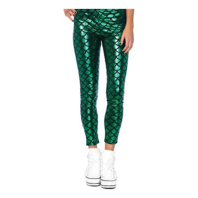 Sjöjungfru Deluxe Leggings Gröna - Medium