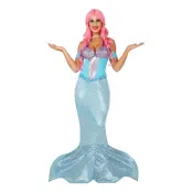 Sjöjungfru Klänning Maskeraddräkt - Medium