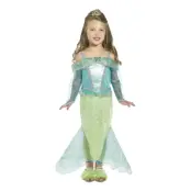 Sjöjungfru Barn Maskeraddräkt - X-Small