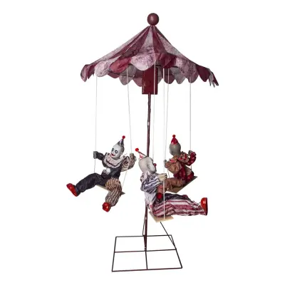 Prop Clowner på Karusell med Ljud och Ljus