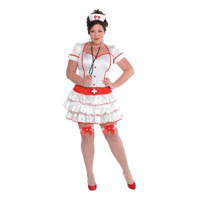 Sjuksköterska Plus-size Maskeraddräkt - Plus size
