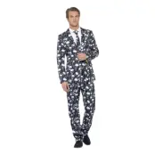 Skelett Kostym Maskeraddräkt - Medium