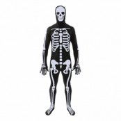 Skelett Skinsuit Maskeraddräkt - X-Large