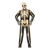 Skelett Tracksuit Barn Maskeraddräkt - XX-Large