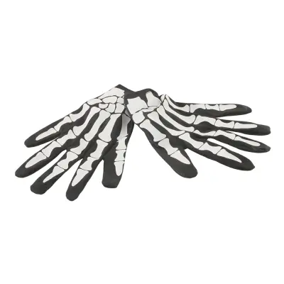 Skeletthandskar Extra Långa - One size