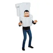 Skibidi Toilet Man Barn Maskeraddräkt - One size