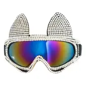 Skidglasögon Katt med Strass - One size