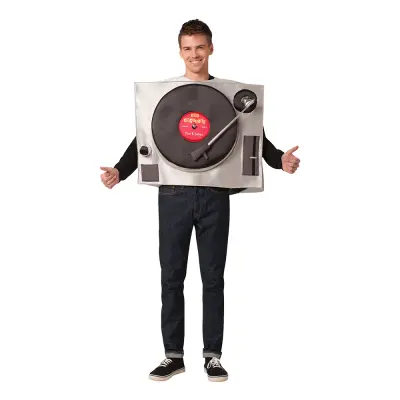 Skivspelare Maskeraddräkt - One size
