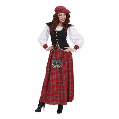 Skotte Dam Maskeraddräkt - Small