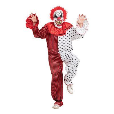 Skräckclown Maskeraddräkt - One size