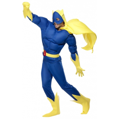 Skumfylld Bananman-dräkt M