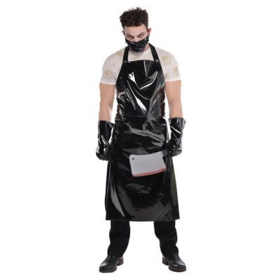 Slaktare Maskeraddräkt Onesize 3-delar