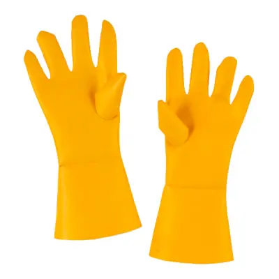 Slaktarhandskar Gula - One size