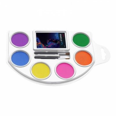 Smiffys UV Ansikts- & Kroppsfärg Sminkset