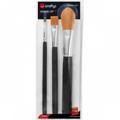 Smink borstar 3-pack
