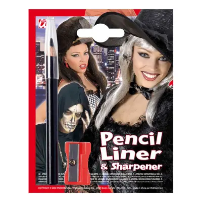 Sminkpenna Svart med Pennvässare