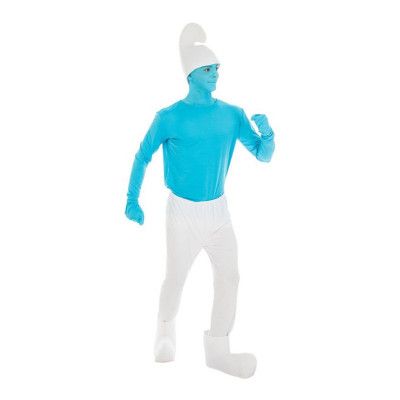 Smurf Deluxe Maskeraddräkt - X-Large