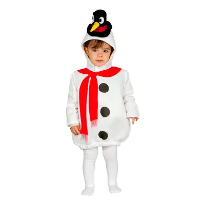 Snögubbe Bebis Maskeraddräkt - 6-12 månader