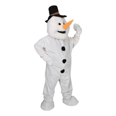 Snögubbe Maskot Deluxe Maskeraddräkt - One size