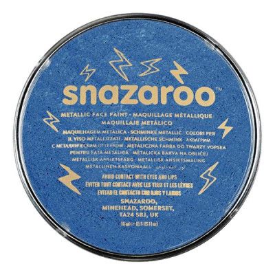 Snazaroo Ansikts-&Kroppsfärg Metallic - Blå