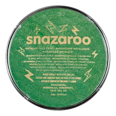 Snazaroo Ansikts-&Kroppsfärg Metallic - Grön