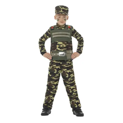 Soldat Maskeraddräkt Barn S