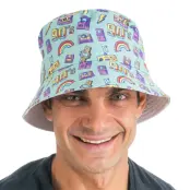 Solhatt 90's Blå - One size