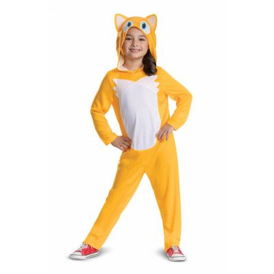 Sonic Tails Utklädning Jumpsuit : Model - M (7-8 år) - Sonic -  Leksaksaffären