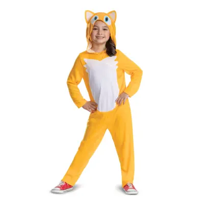 Sonic Tails Utklädning Jumpsuit : Model - S (4-6 år) - Sonic -  Leksaksaffären