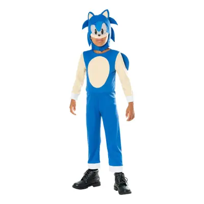 Sonic the Hedgehog Deluxe Barn Maskeraddräkt - X-Small