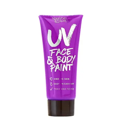 S&S UV Ansikts- & Kroppsfärg - Lila