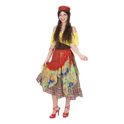 Spådam Maskeraddräkt - Large