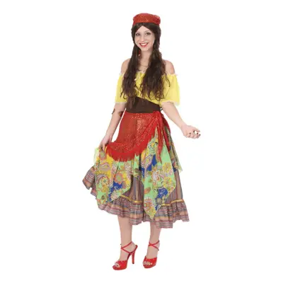 Spådam Maskeraddräkt - Small