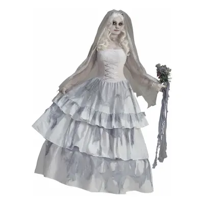 Spökbrud Deluxe Maskeraddräkt - One size