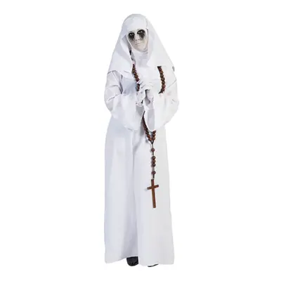 Spöknunna Vit Maskeraddräkt - Small