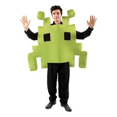 Space Invaders Maskeraddräkt - One size