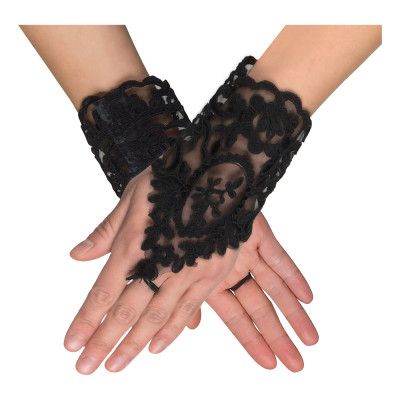 Spetshandskar Svart - One size