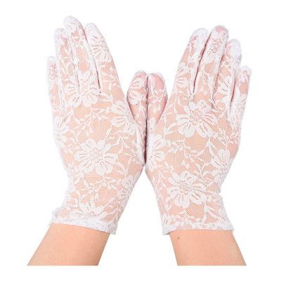 Spetshandskar Vita - One size