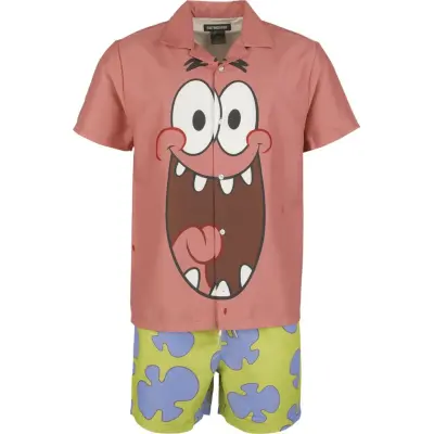 SpongeBob SquarePants - Anime Kostym - Suitmaster - Patrick - för Herr - flerfärgad