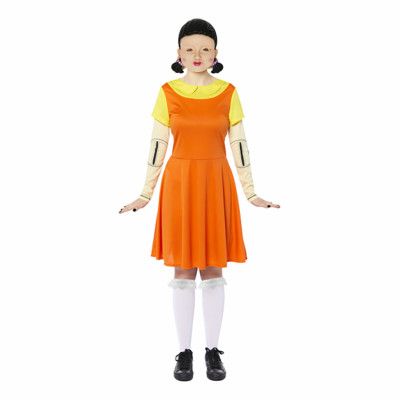 Squid Game Docka Deluxe Maskeraddräkt - Large