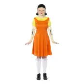 Squid Game Docka Deluxe Maskeraddräkt - Medium