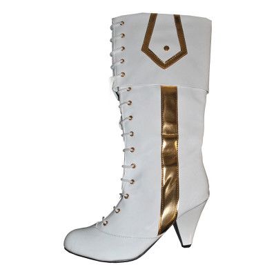 Stövlar Vita med Guldtrim - 42-43