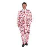 St George Englands Flagga Kostym Maskeraddräkt - Medium