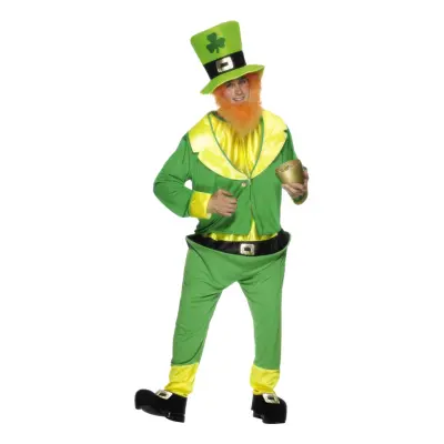 St. Patricks Leprechaun Maskeraddräkt - One size